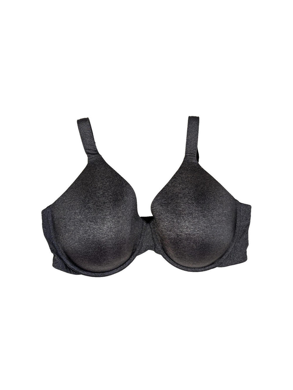 Ambrielle Dark Gray Bra 44DDD Everyday Full Coverage Underwire Lightly Padded